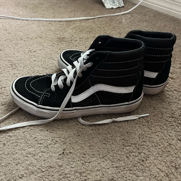 black and white high top vans - Picture 2 of 3
